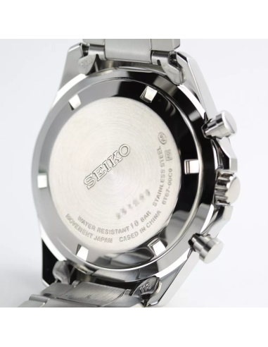 reloj cronógrafo hombre Seiko Spirit SBTR029 JDM 39.8mm 100m WR correa de acero
