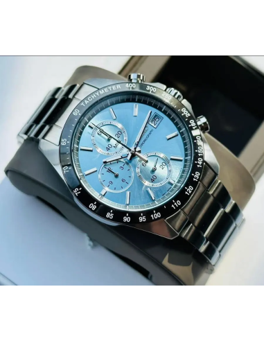 reloj cronógrafo hombre Seiko Spirit SBTR029 JDM 39.8mm 100m WR correa de acero