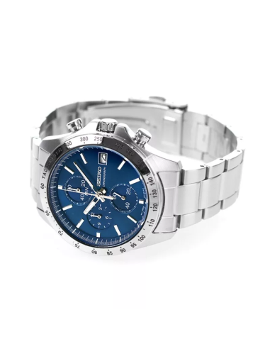 reloj cronógrafo hombre Seiko Spirit SBTR023 JDM 39.8mm 100m WR correa de acero