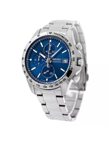 reloj cronógrafo hombre Seiko Spirit SBTR023 JDM 39.8mm 100m WR correa de acero