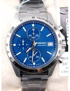 reloj cronógrafo hombre Seiko Spirit SBTR023 JDM 39.8mm 100m WR correa de acero