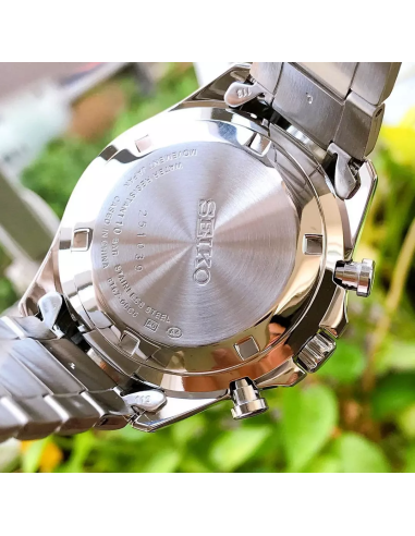 reloj cronógrafo hombre Seiko Spirit SBTR023 JDM 39.8mm 100m WR correa de acero