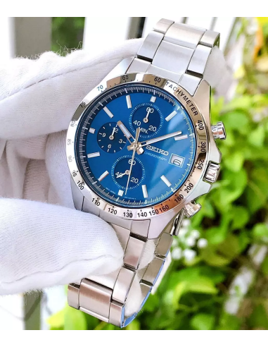 reloj cronógrafo hombre Seiko Spirit SBTR023 JDM 39.8mm 100m WR correa de acero