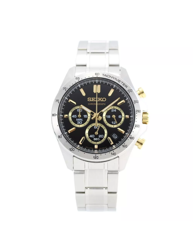 reloj cronógrafo hombre Seiko Spirit SBTR015 JDM 39.8mm 100m WR correa de acero