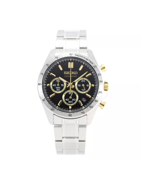 reloj cronógrafo hombre Seiko Spirit SBTR015 JDM 39.8mm 100m WR correa de acero
