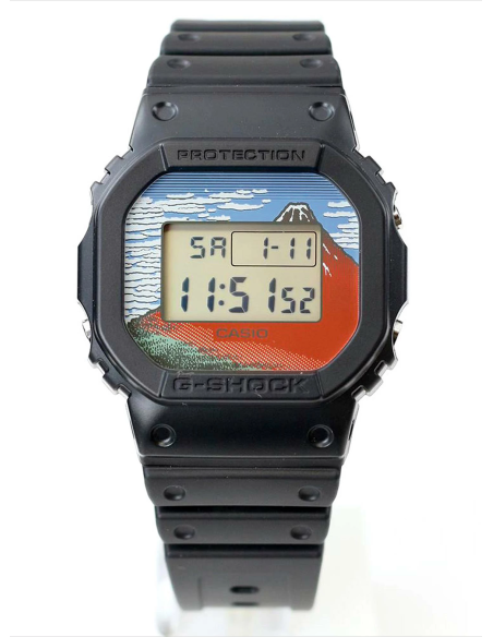 Casio G-SHOCK DW-5600KHG24-1JR JDM Hokusai Katsushika Mount Fuji 42.8mm 200m