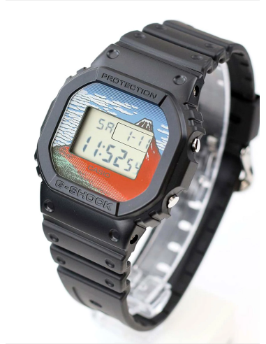 Casio G-SHOCK DW-5600KHG24-1JR JDM Hokusai Katsushika Mount Fuji 42.8mm 200m