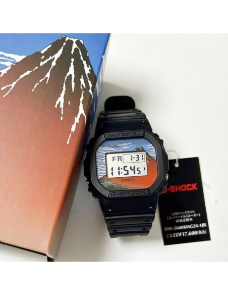 Casio G-SHOCK DW-5600KHG24-1JR JDM Hokusai Katsushika Mount Fuji 42.8mm 200m