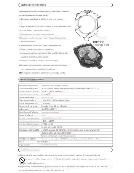 cronómetro profesional solar CITIZEN RYTHM PROFESSIONAL STOPWATCH (1/100 SECONDS) 8RDA69-008