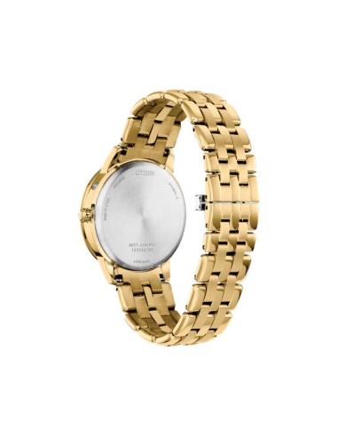 reloj mujer Citizen Calendrier Diamond Moon Phase Eco-Drive FD0002-57D 37mm 50m WR correa de acero