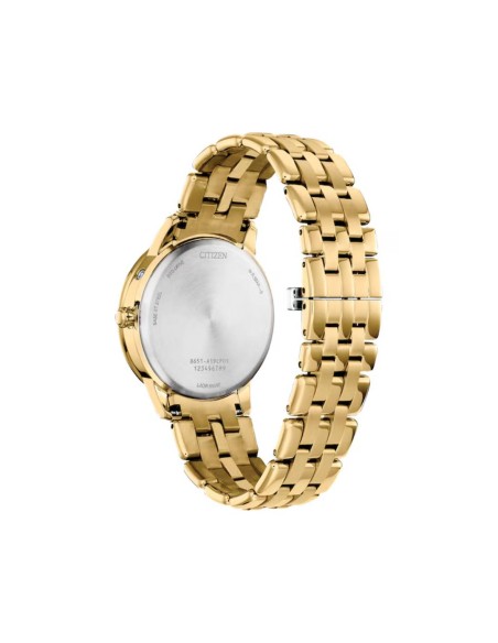 reloj mujer Citizen Calendrier Diamond Moon Phase Eco-Drive FD0002-57D 37mm 50m WR correa de acero