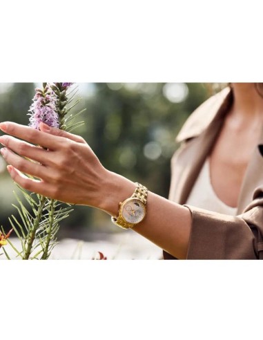 reloj mujer Citizen Calendrier Diamond Moon Phase Eco-Drive FD0002-57D 37mm 50m WR correa de acero