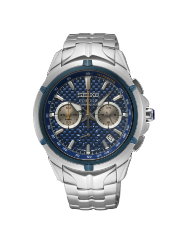 reloj hombre Seiko Coutura SSB431 42mm 100m WR cristal de zafiro correa de acero