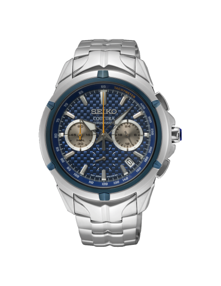 reloj hombre Seiko Coutura SSB431 42mm 100m WR cristal de zafiro correa de acero