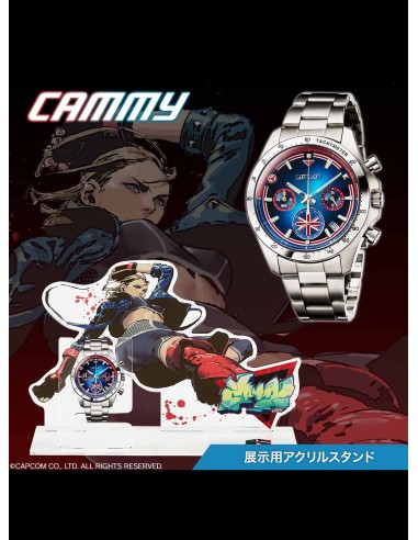 cronógrafo unisex Seiko STREET FIGHTER 6 CAMMY JDM 39,8MM 100M WR Hecho en Japón