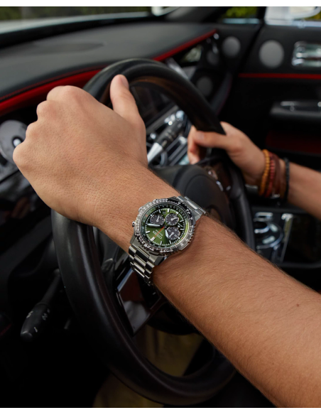 aviador hombre Citizen Promaster Air Navihawk Chronograph CA4664-60W 40mm cristal de zafiro 200m