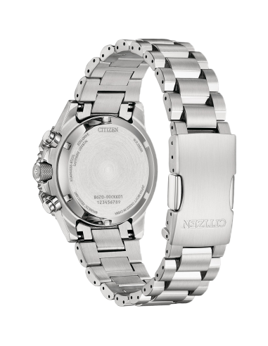 aviador hombre Citizen Promaster Air Navihawk Chronograph CA4660-61A 40mm cristal de zafiro 200m