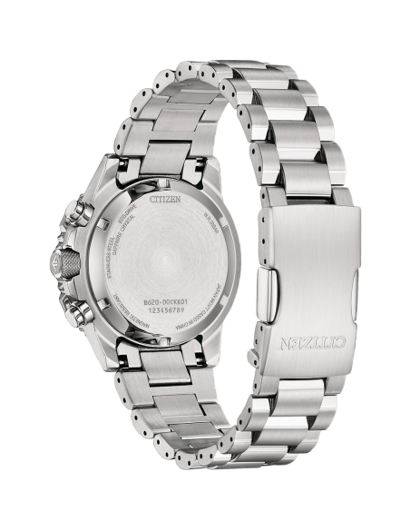 aviador hombre Citizen Promaster Air Navihawk Chronograph CA4660-61A 40mm cristal de zafiro 200m