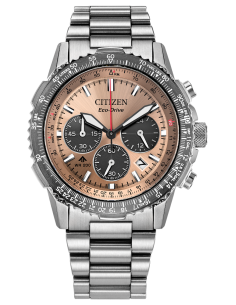 aviador hombre Citizen Promaster Air Navihawk Chronograph CA4664-60X 40mm cristal de zafiro 200m
