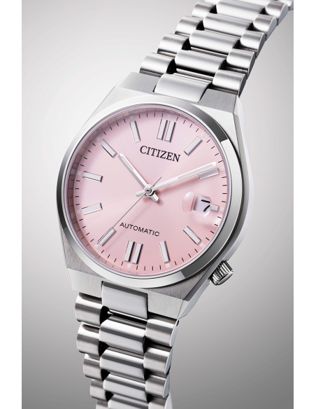 reloj automático unisex Citizen Tsuyosa NJ0200-50Z 37mm cristal de zafiro correa de acero 50m WR
