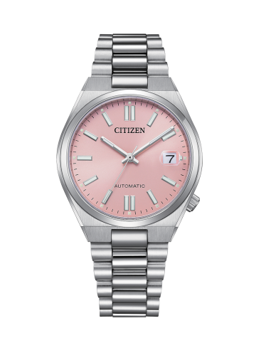 reloj automático unisex Citizen Tsuyosa NJ0200-50Z 37mm cristal de zafiro correa de acero 50m WR