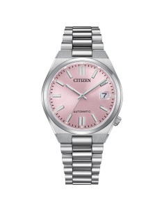 reloj automático unisex Citizen Tsuyosa NJ0200-50Z 37mm cristal de zafiro correa de acero 50m WR