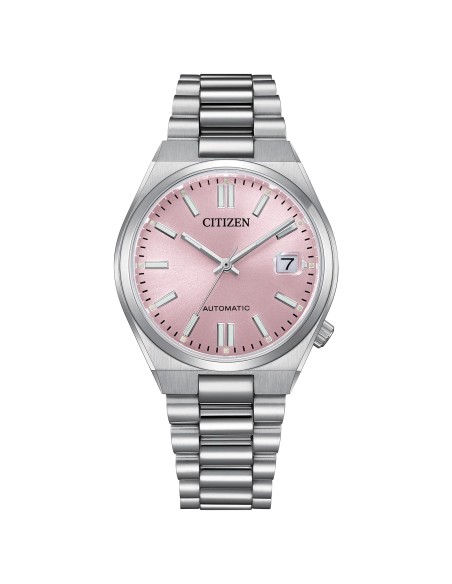 reloj automático unisex Citizen Tsuyosa NJ0200-50Z 37mm cristal de zafiro correa de acero 50m WR