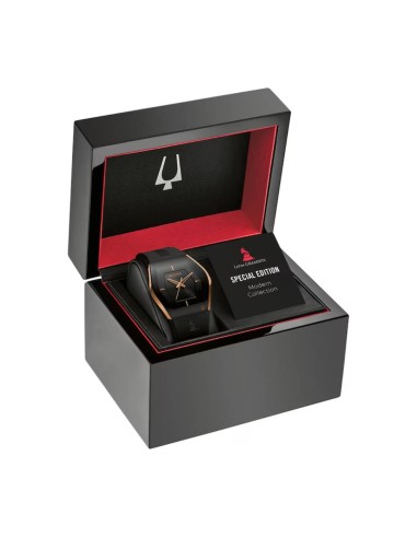 Reloj hombre Bulova Latin Grammy 97A163 Collection Gemini 40.5mm correa de silicona Special Edition