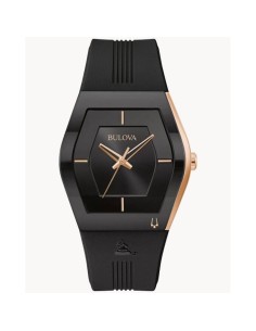 Reloj hombre Bulova Latin Grammy 97A163 Collection Gemini 40.5mm correa de silicona Special Edition