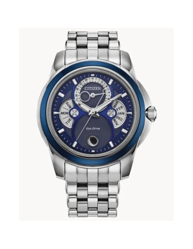 solar Citizen Calendrier Fases Lunares BU0088-51H 41.8mm cristal de zafiro 100m WR correa de acero
