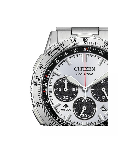 aviador hombre Citizen Promaster Air Navihawk Chronograph CA4660-61A 40mm cristal de zafiro 200m