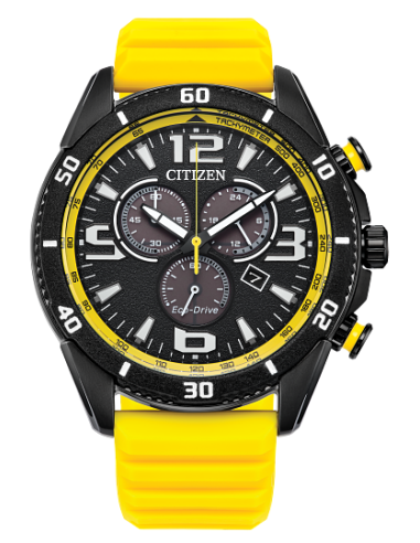 cronógrafo solar hombre Citizen Eco-Drive Brycen AT2585-08E 45mm 100m WR movimiento Eco-Drive