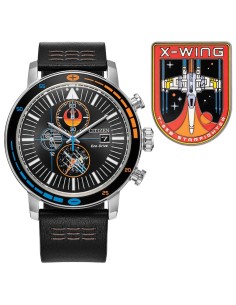 solar Citizen Eco-Drive Star Wars Rebel Starfighter CA0870-43W 44mm 100m WR