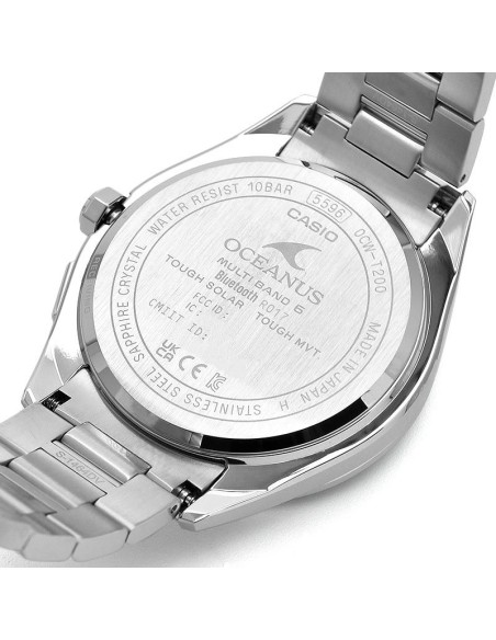 Casio Oceanus OCW-T200S-7AJF JDM 41.4mm 100m WR sapphire crystal anti-reflective JDM (Japan domestic market)