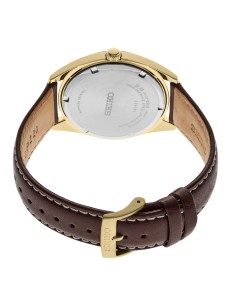 reloj cuarzo hombre Seiko Classic SUR450 40,2mm cristal de zafiro 100m WR correa de cuero 2