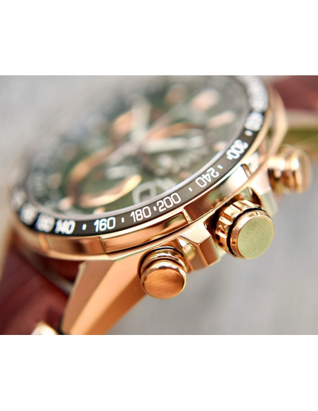 Reloj hombre Citizen PCAT Eco-Drive CB5919-00X Perpetual Calendar Atomic Timekeeping A-T dial verde 43mm Cristal de zafiro