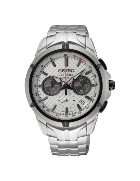 reloj hombre Seiko Coutura SSB433 42mm 100m WR cristal de zafiro correa de acero