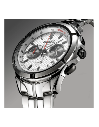 reloj hombre Seiko Coutura SSB433 42mm 100m WR cristal de zafiro correa de acero