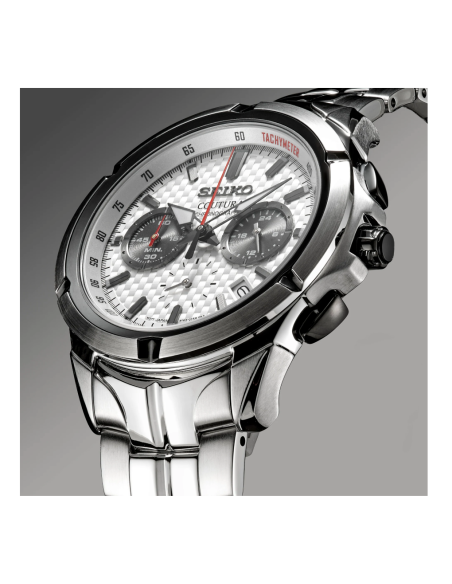 reloj hombre Seiko Coutura SSB433 42mm 100m WR cristal de zafiro correa de acero