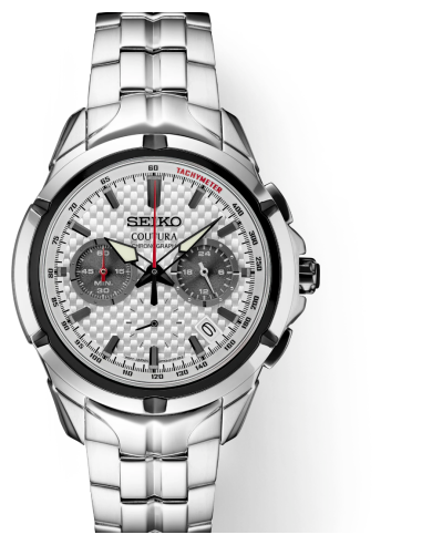 reloj hombre Seiko Coutura SSB433 42mm 100m WR cristal de zafiro correa de acero
