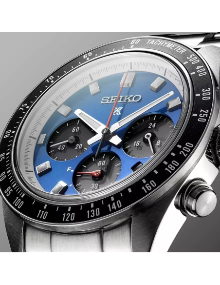 solar cronógrafo hombre Seiko Prospex Speedtimer “SEITONA”  Solar Chronograph SSC931 41.4mm cristal de zafiro