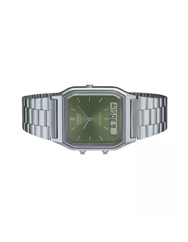 Reloj Casio VINTAGE EDGY AQ-230A-7D unisex dial analógico y digital