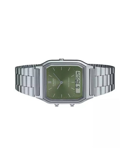 Reloj Casio VINTAGE EDGY AQ-230A-7D unisex dial analógico y digital