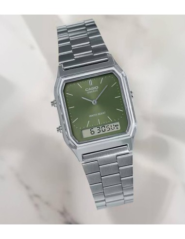 Reloj Casio VINTAGE EDGY AQ-230A-7D unisex dial analógico y digital