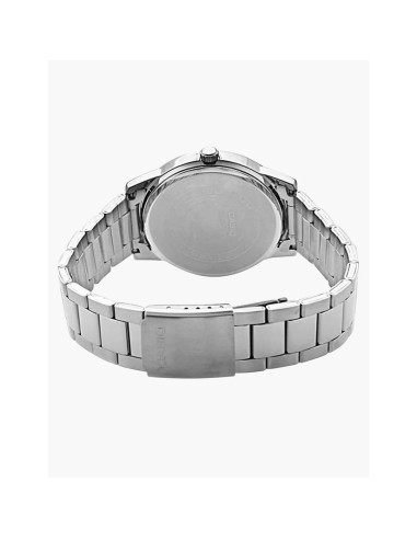 copy of Reloj CAsio analogico Casio MTP-1303D-7B dial blanco correa de acero inoxidable