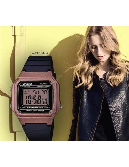 RELOJ CASIO W-217HM-5AV COLLECTION RETRO
