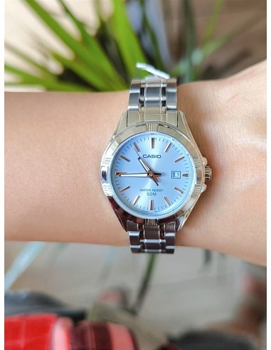 Reloj Casio collection Unisex Watch LTP-1308D-2AV correa de acero inoxidable