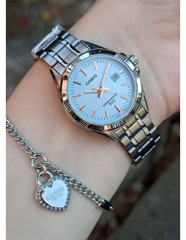 Reloj Casio collection Unisex Watch LTP-1308D-2AV correa de acero inoxidable