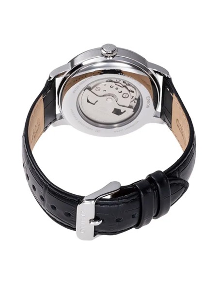 automático hombre Orient Bambino Sun & Moon RA-AK0802S 41,5mm correa de cuero