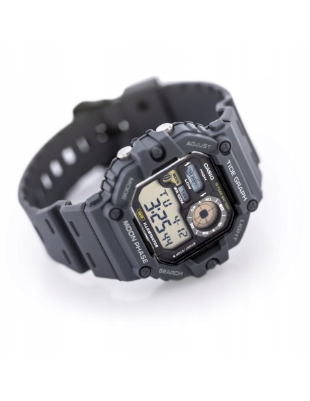 Reloj deportivo hombre Casio WS-1700H-8AV Gráfico de Mareas Fases Lunares 48.6mm 100m WR 10 años batería